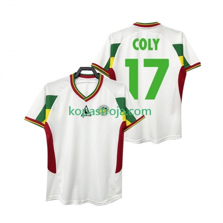 Billiga Fotbollströjor Senegal COLY 17 Retro Hemma tröja 2002 Kortärmad